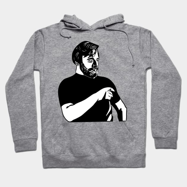 Stephen Sondheim BW 02 Hoodie by byebyesally